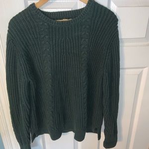 Cable knit sweater